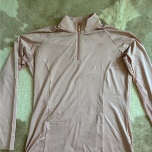 Smartpak Piper Light Pink Quarter-Zip Riding Top